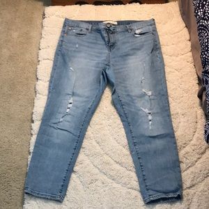 Gap Best Girlfriend Distressed Jeans